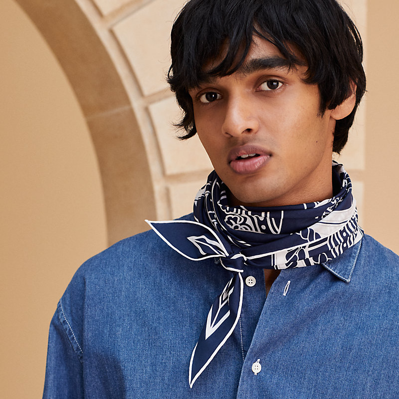 Grande Tenue losange - Blue | Hermès USA